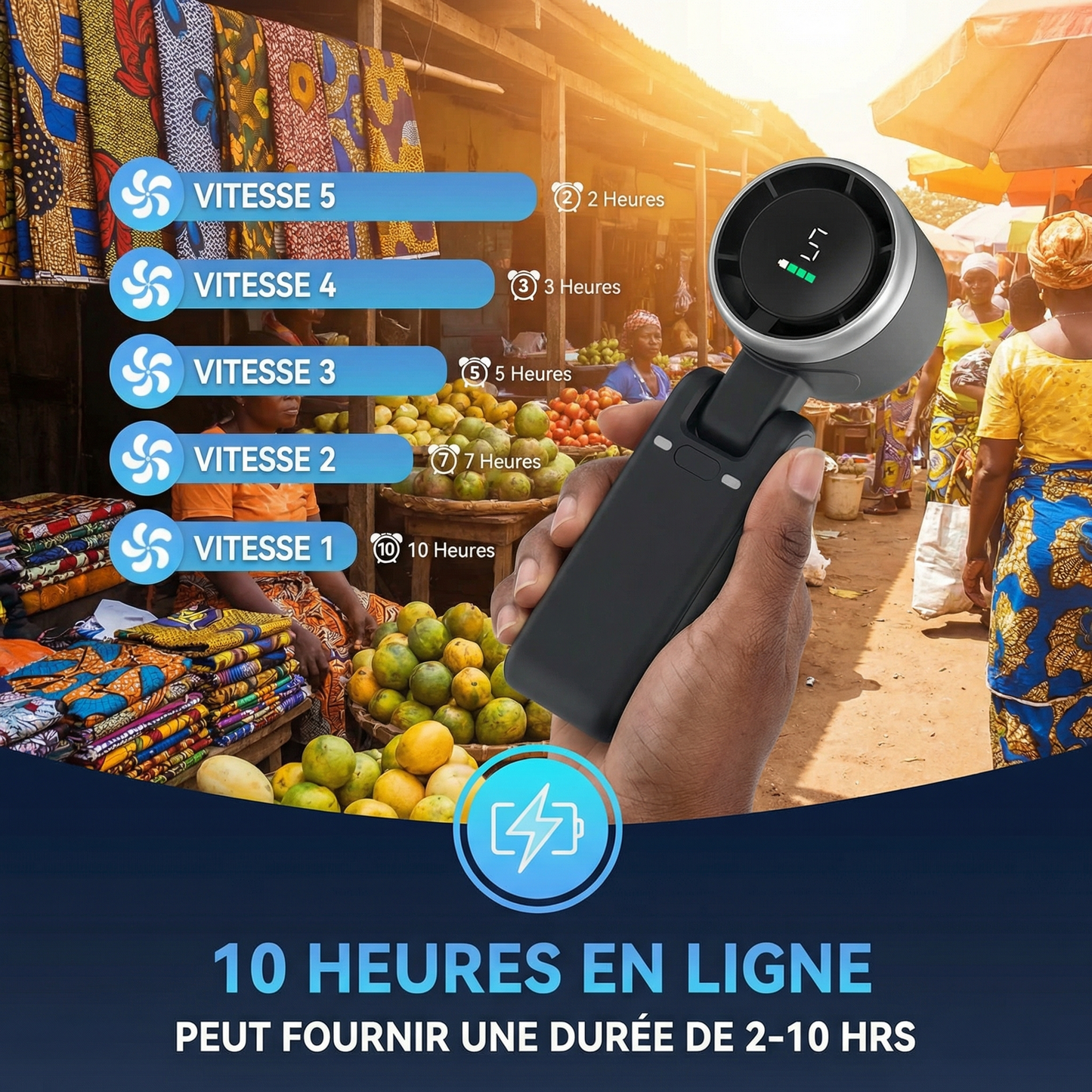 MINI VENTILATEUR PORTABLE