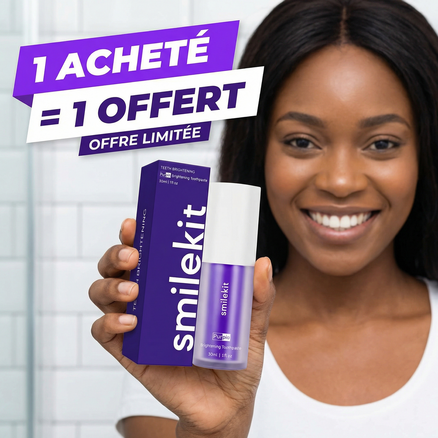 Le SmileKit® Blanchisseur de Dent - V34