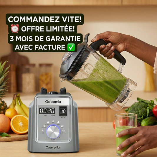 GABOMIX CATERPILLAR Un Mixeur Ultra Puissant