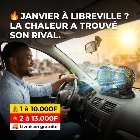 🔥 TURBOFAN Le Ventilateur Double Tête Pour Voiture