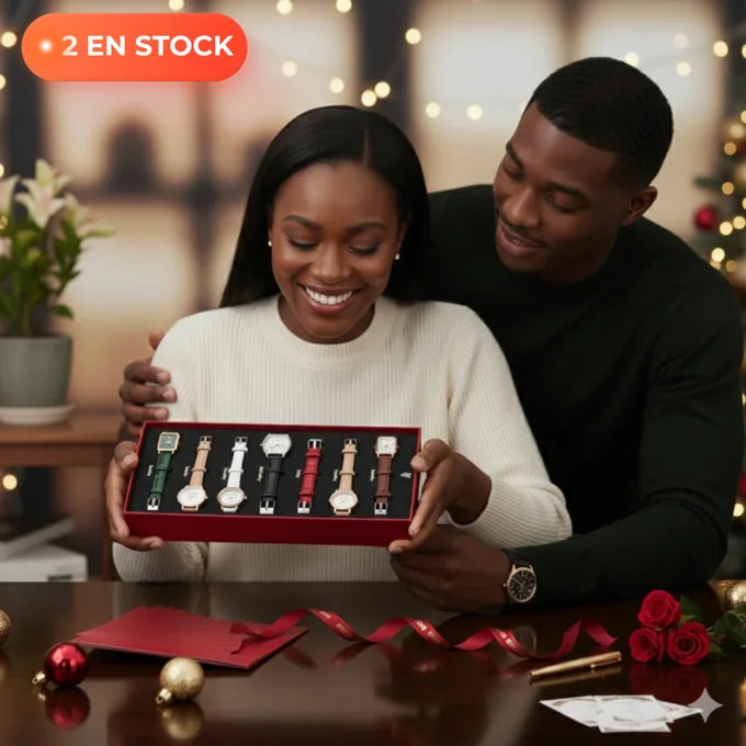 🎁 Coffret Cadeau 7 Montres Pour Femmes