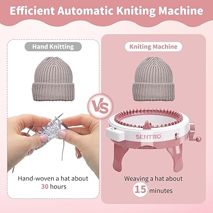 SENTRO  Machine à Tricoter, 48 Aiguilles Intelligente