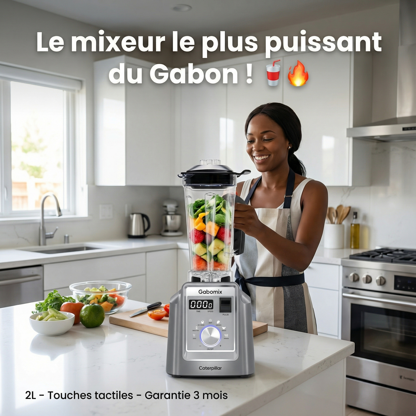 GABOMIX CATERPILLAR  Un Mixeur Ultra Puissant