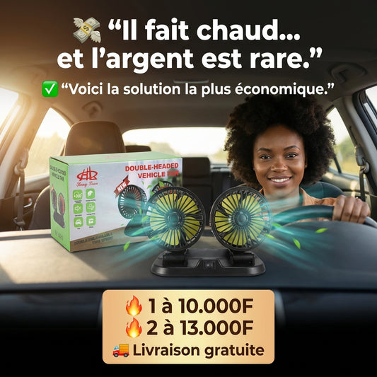 🔥 TURBOFAN Le Ventilateur Double Tête Pour Voiture